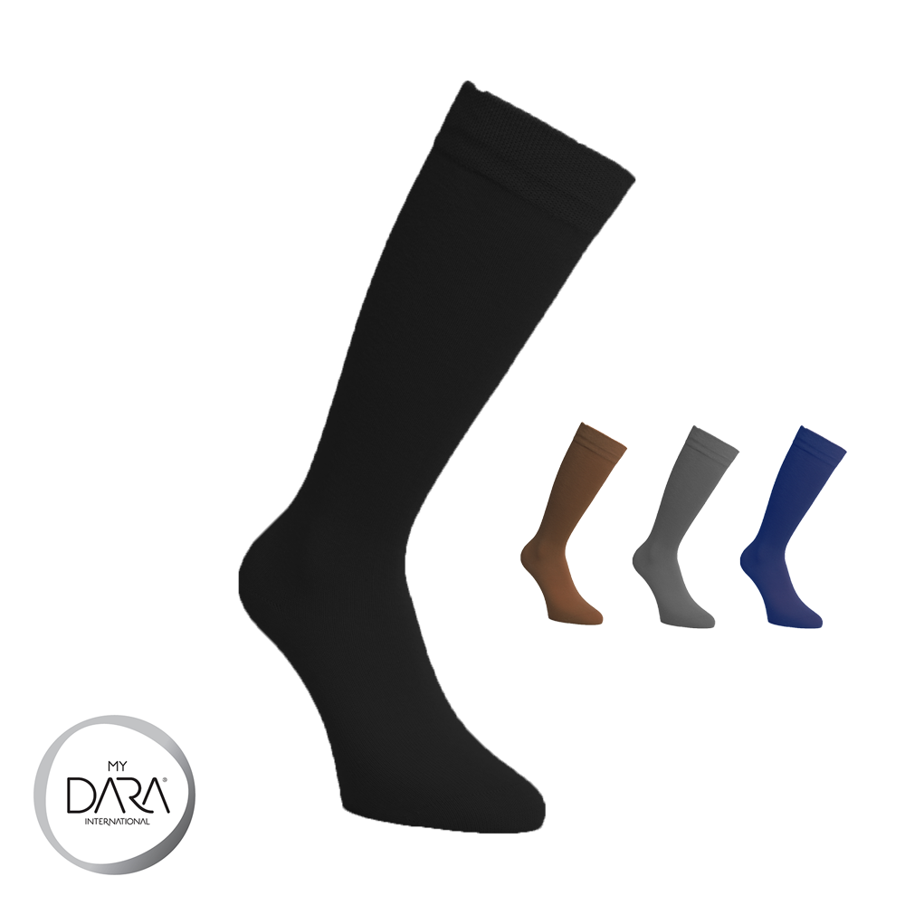 Conjunto de cinco pares de meias em algodão orgânico de corte alto unissexo  - Meias para Homem - Novidades 2024