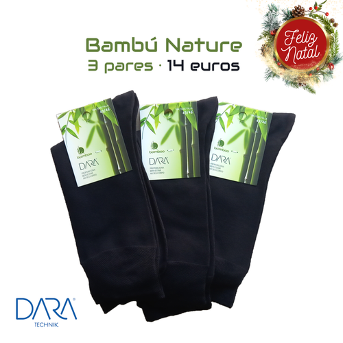 3 pares Bambú Nature