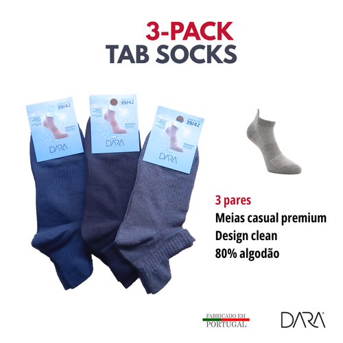 3-PACK Tab Socks