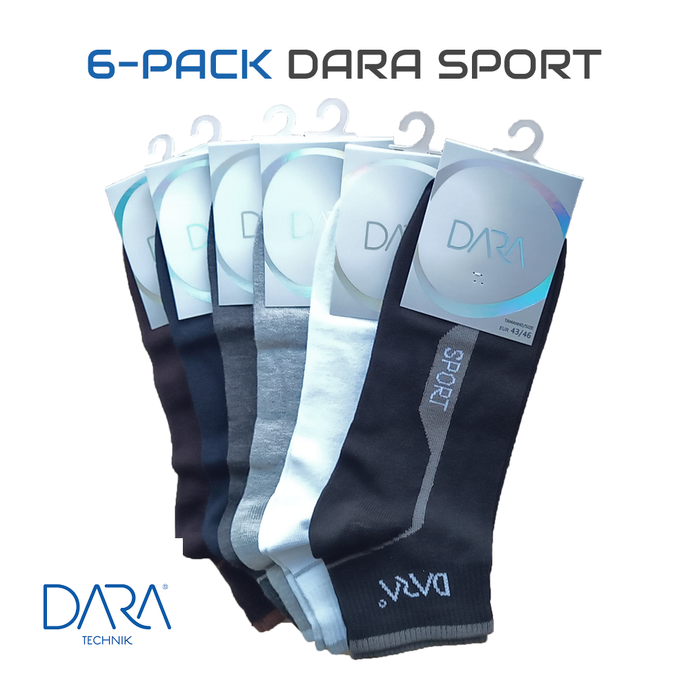 6-PACK Dara Sport - dark colors